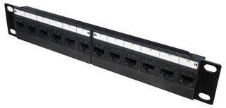 SFK12AC/10 - miniMEDIA 12 Way Cat6 10" Coupler Panel