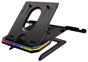 48842 - Portus X1 RGB Laptop Stand, Black