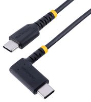 R2CCR-15C-USB-CABLE - USB-C Plug to Right Angled USB-C Plug Heavy Duty Charging Lead, 150mm