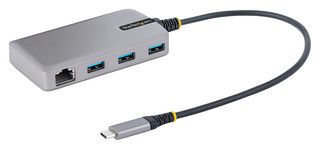 5G3AGBB-USB-C-HUB - 3 Port USB 3.2 Gen 1 Hub with Gigabit Ethernet, USB-C to 3x USB-A & RJ45
