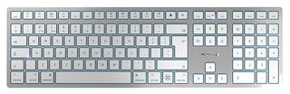 JK-9110GB-1 - CHERRY KW 9100 SLIM Wireless Keyboard for Mac, Silver