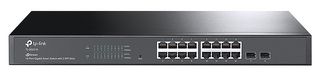 TL-SG2218P - JetStream 16 Port Gigabit PoE Smart Switch with 2 SFP Slots