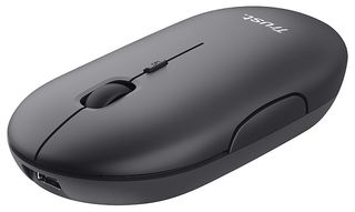 24059 - Puck Rechargeable Wireless Ultra Thin Mouse, Black