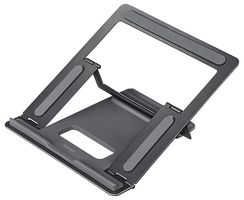 00053048 - Adjustable Metal Laptop Stand up to 15.4", Black