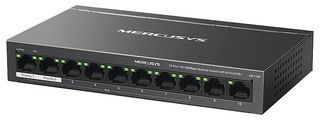 MS110P - 10 Port 10/100Mbps Fast Ethernet Desktop Switch with 8 Port PoE+