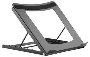 LAPSTAND-1 - Adjustable Metal Laptop Stand up to 15", Black