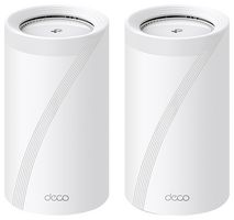DECO BE85(2-PACK) - Deco BE19000 WiFi 7 Tri-Band Whole Home Mesh Wireless System with WPA3 & 10GbE, Twin Pack