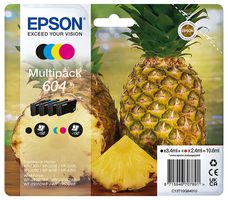 C13T10G64010 - 604 Original Ink Cartridge, 4 Colour Multipack
