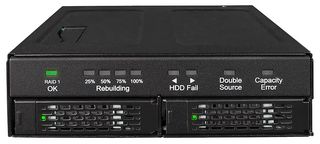 MB902SPR-B R1 - ToughArmor RAID Dual 2.5" SATA SSD / HDD Drive Mobile Rack Enclosure for 5.25" Bay