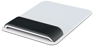 65170095 - Ergo WOW Mouse Mat with Adjustable Wrist Rest, Black / White