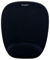 62384 - Foam Mouse Mat with Wrist Rest, Black