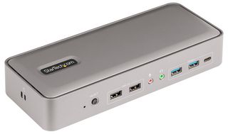 129UE-USBC-KVM-DOCK - 2 Port USB-C 4K 60Hz DisplayPort Dual Display KVM Switch & Docking Station
