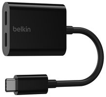 F7U081BTBLK - RockStar USB-C Audio & Charge Adaptor, Black
