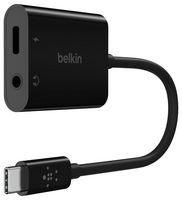 NPA004BTBK - RockStar USB-C 3.5mm Audio & Charge Adaptor, Black