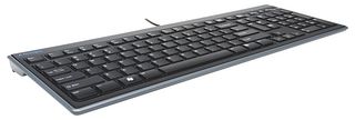 K72357UK - Advance Fit Slim USB Wired Keyboard, Black