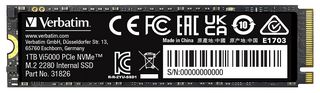 31826 - Vi5000 PCI-Ex Gen4 NVMe M.2 SSD Solid State Drive, 1TB