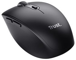 24819 - Ozaa Compact Multi-Device Rechargeable Wireless Optical Mouse, Black