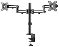 ARMDUAL3 - Clamp Mount Dual Arm Monitor Stand, up to 32"