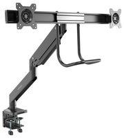 ARMSLMBARDUO - Desk Mount Crossbar Dual Monitor Arm, up to 32"