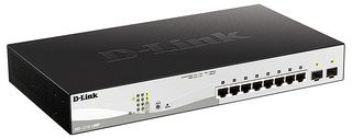 DGS-1210-10MP - 8 Port Gigabit Smart Managed PoE Switch with 2 SFP Ports