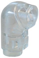 PS90CLR20 - 90 Degree Patch Lead Adaptor, Clear 20 Pack