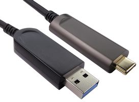 AOCUSB3C-921-05 - AOC USB-A Plug to USB-C Plug Active Optical Cable USB 3.1 10Gbps, 5m