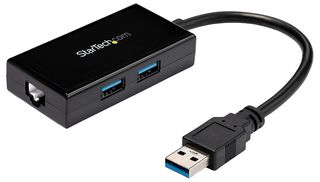 USB31000S2H - USB 3.0 to Gigabit Ethernet Adaptor with USB Hub