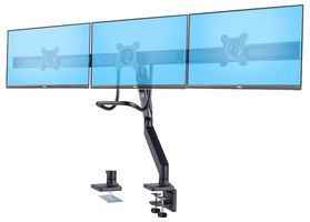 3M1A3SG-MONITOR-ARM - Desk Mount Crossbar Triple Monitor Arm, up to 27"