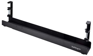 CALB-DESK-CABLE-TRAY - Adjustable Under Desk Cable Management Tray, Black