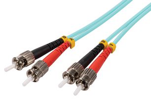 005-687-020-22 - Multimode OM4 ST-ST Duplex Fibre Optic Patch Lead, 2m