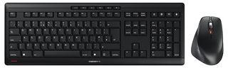 JD-8550GB-2 - CHERRY STREAM Comfort Wireless Keyboard & Mouse Set, Black