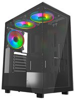 VETRO-BLK - Vetro ATX aRGB Gaming Tower Case, Black