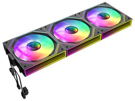 GMX-FN12A-S3I-BK - Infinity 120mm aRGB Daisy Chain Cooling Fans, 3 Pack