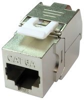 PSG92136 - Cat6A Tool-less Shielded Keystone Socket, Silver