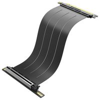 AK-CBPE05-30B - Riser Black X3 Mark V PCI-Express 5.0 x16 Riser Cable, 300mm