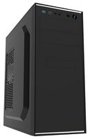 JETSTREAM-SILVER - Jet Stream Midi PC Tower Case with 500W PSU, Black