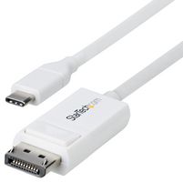 CDP2DP2MBW - Bi-Directional USB-C to 4K 60Hz DisplayPort 1.2 Lead, 2m White