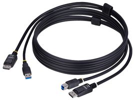 DU1226-KVM-CABLE - DisplayPort and USB 3.2 Gen 1 Combo Cable for KVM Switches, 1.8m