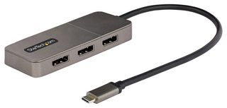 MST14CD123DP - USB-C to 3x DisplayPort 1.4 MST Hub, 4K UHD 60Hz