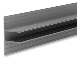 E2226/2000 - 2m Hat-Shaped Divider Extrusion Aluminium Edging Profile 10mm