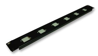 R1268/1UK-719 - 19" Rack Panel Punched for 6 IEC - 1U