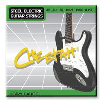 G884C - Steel Electric Guitar Stings - Heavy Gauge