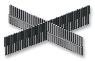 87402P1 - 2U 19" Rack Drawer Partition - Width