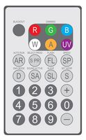 LEDJ90F - IR Remote for HEX Fixtures
