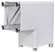 LEDJ247 - White 2 Way 90 Degree Corner Quad Truss Sleeve/Sock for F34 Truss