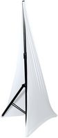 SSCRIM2W - Double Sided Scrim for Speaker or Lighting Stands - White