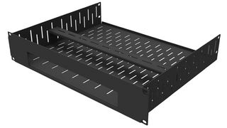 R1498/1UK-ATV1 - 1U Rack Shelf with Faceplate for Apple TV Gen 3