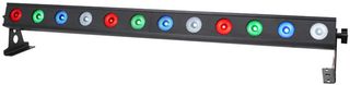LEDJ293 - Pixel Storm 12 Quad MKII 12 x 15W LED Quad Batten, 3851 Lux