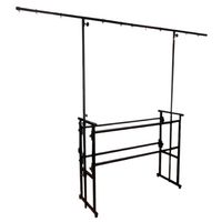 DS10 - Mobile DJ Stand with Lights Bar & Bag