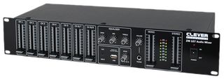 ZM107 - 9 Channel 19" 2U Rack Audio Mixer with Faders